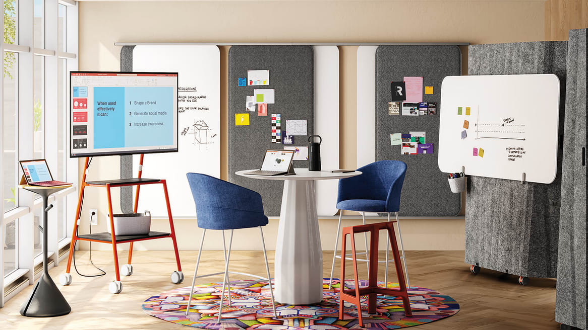 Steelcase Flex Media Cart environment